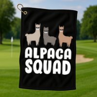 Alpaca Squad Golf Towel