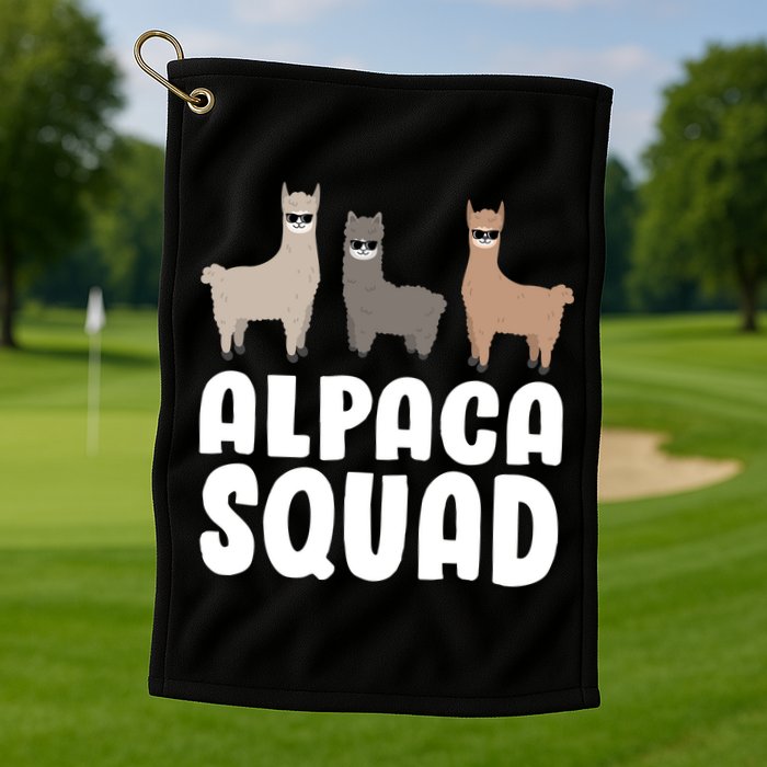 Alpaca Squad Golf Towel