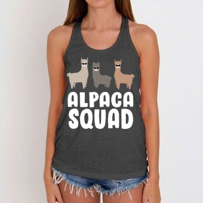 Alpaca Squad Women's Knotted Racerback Tank