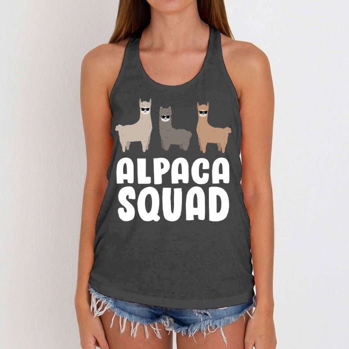 Alpaca Squad Women's Knotted Racerback Tank