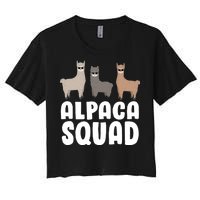 Alpaca Squad Women's Crop Top Tee