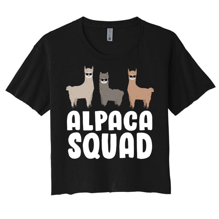 Alpaca Squad Women's Crop Top Tee