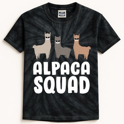 Alpaca Squad Kids Tie-Dye T-Shirt