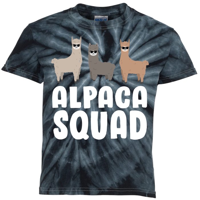 Alpaca Squad Kids Tie-Dye T-Shirt