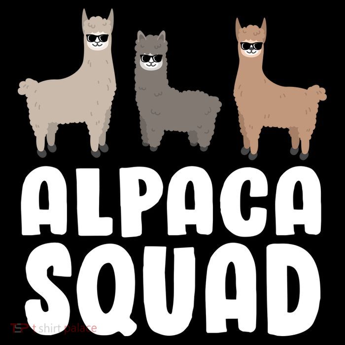 Alpaca Squad Zip Tote Bag