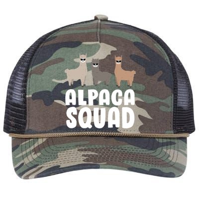 Alpaca Squad Retro Rope Trucker Hat Cap