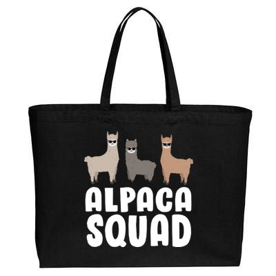 Alpaca Squad Cotton Canvas Jumbo Tote