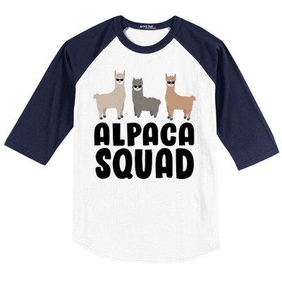 Alpaca Squad Baseball Sleeve Shirt