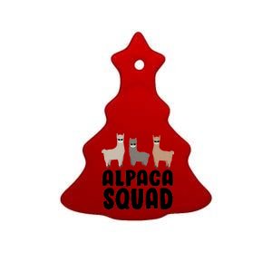 Alpaca Squad Ceramic Tree Ornament