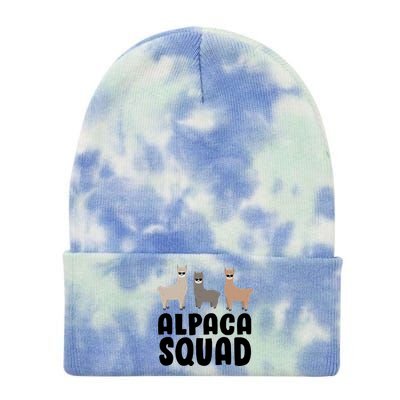 Alpaca Squad Tie Dye 12in Knit Beanie