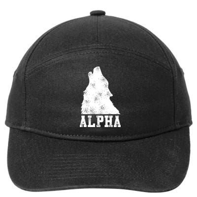 Alpha Wolf 7-Panel Snapback Hat