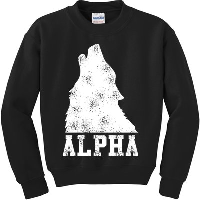 Alpha Wolf Kids Sweatshirt