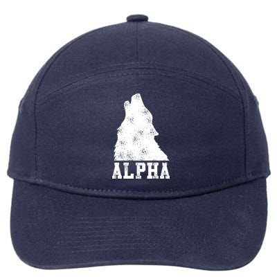 Alpha Wolf 7-Panel Snapback Hat