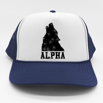 Alpha Wolf Trucker Hat