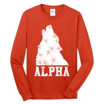Alpha Wolf Tall Long Sleeve T-Shirt