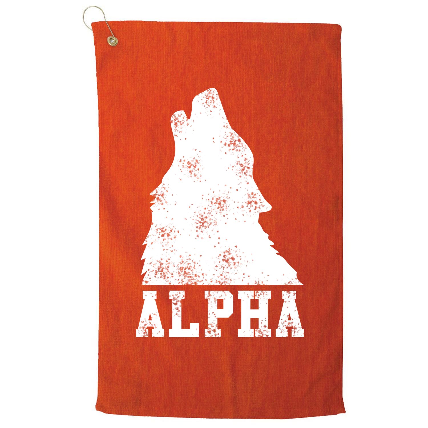 Alpha Wolf Golf Towel