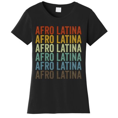 Afro Latina Retro Women's T-Shirt