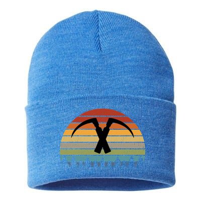 Anesthesiologist Laryngoscope Retro Sustainable Knit Beanie