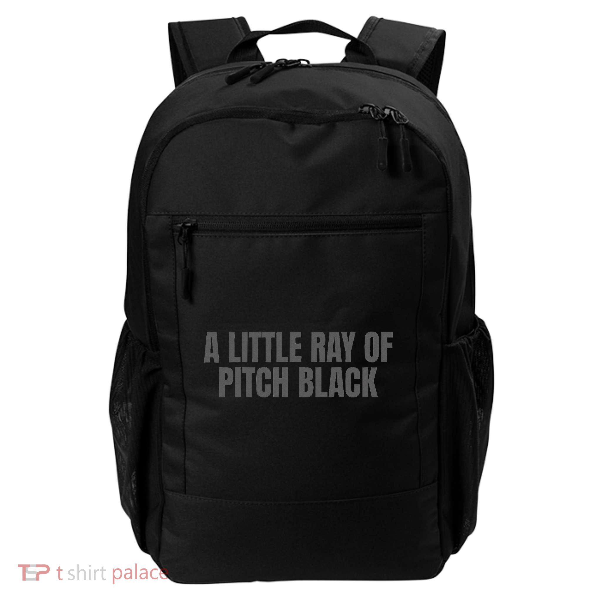 A Little Ray Of Pitch Black Daily Commute Backpack