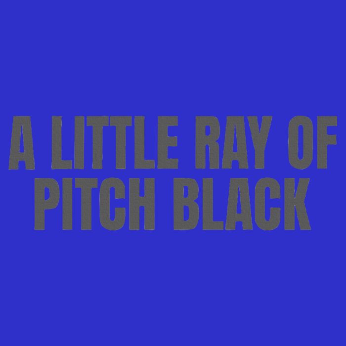 A Little Ray Of Pitch Black Bag