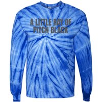 A Little Ray Of Pitch Black Tie-Dye Long Sleeve Shirt