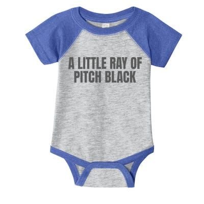 A Little Ray Of Pitch Black Infant Baby Jersey Bodysuit