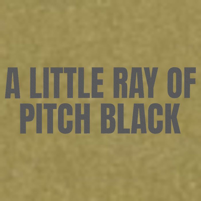 A Little Ray Of Pitch Black Garment-Dyed Women's Muscle Tee