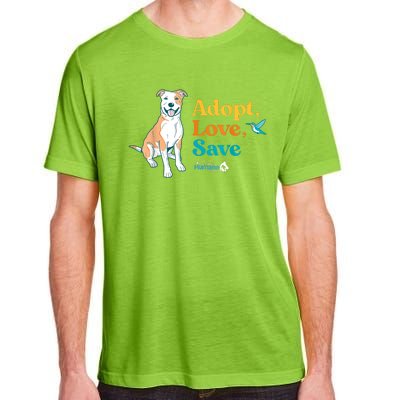 Adopt Love Repeat Rescue Dog Adult ChromaSoft Performance T-Shirt