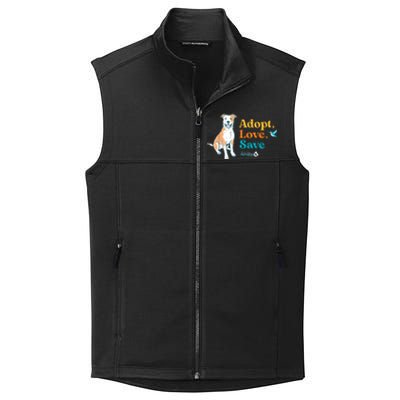 Adopt Love Repeat Rescue Dog Collective Smooth Fleece Vest