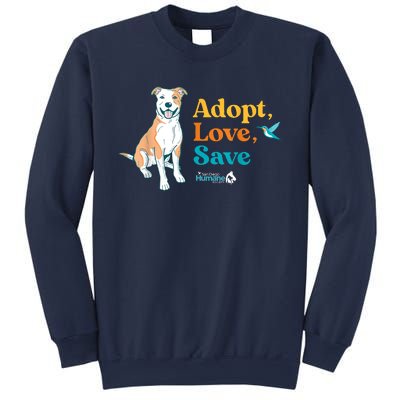 Adopt Love Repeat Rescue Dog Sweatshirt