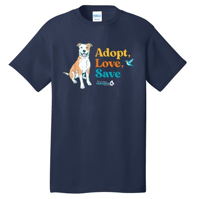 Adopt Love Repeat Rescue Dog Tall T-Shirt