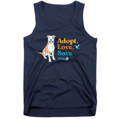 Adopt Love Repeat Rescue Dog Tank Top