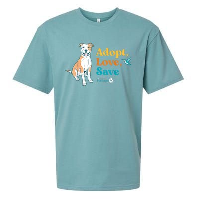 Adopt Love Repeat Rescue Dog Sueded Cloud Jersey T-Shirt