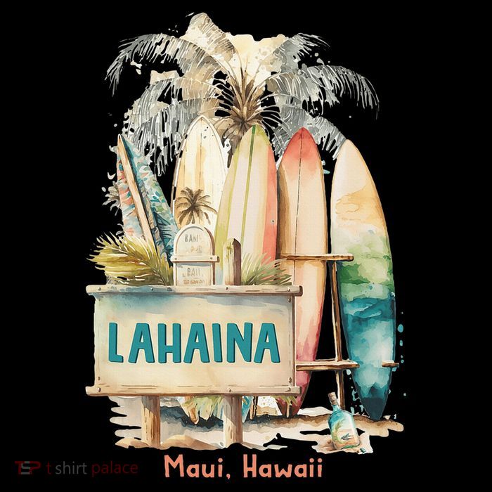 Aloha Lahaina Retro Floral Hibiscus Hawaii Palm Tree Button