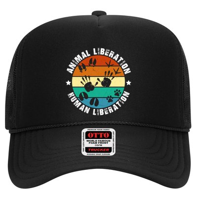 Animal Liberation Retro Vintage Animal Welfare Animal Rights Cool Gift Trucker Hat