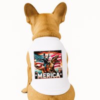 Abraham Lincoln Riding T Rex Merica Firing A Rifle Doggie Tank