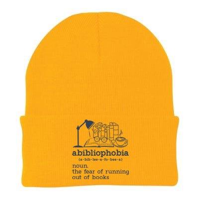 Abibliophobia Librarian Reader Bookish Bookworm Book Lover Gift Knit Cap Winter Beanie