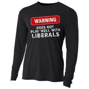 Anti Liberal Republican Does Not Play Well With Liberals Cooling Performance Long Sleeve Crew