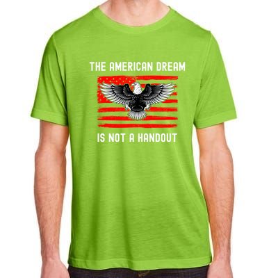 Anti Liberal Republican American Flag Patriotic Conservative Gift Adult ChromaSoft Performance T-Shirt