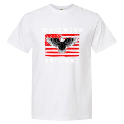 Anti Liberal Republican American Flag Patriotic Conservative Gift Garment-Dyed Heavyweight T-Shirt