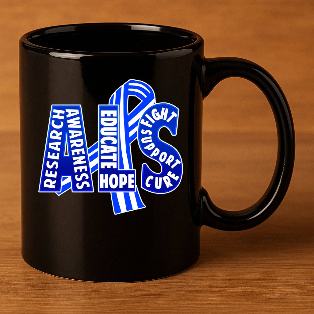 ALS Awareness 11oz C Handle Ceramic Mug