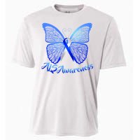 ALS Awareness Butterfly Cooling Performance Crew T-Shirt