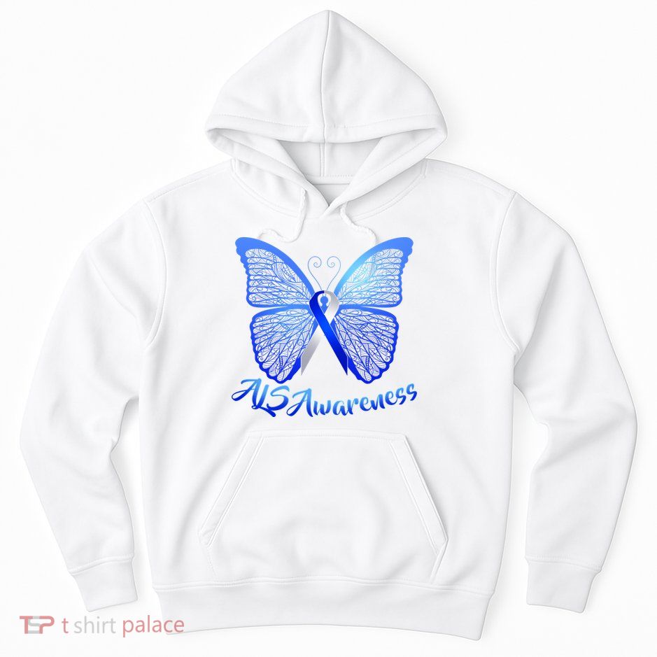 ALS Awareness Butterfly Hoodie