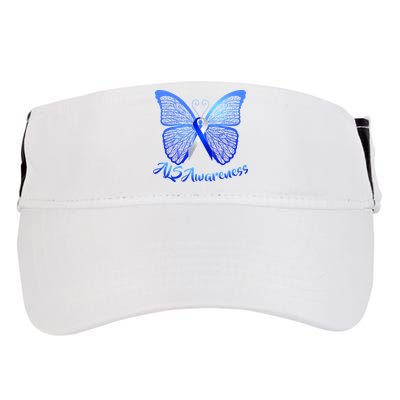 ALS Awareness Butterfly Adult Drive Performance Visor