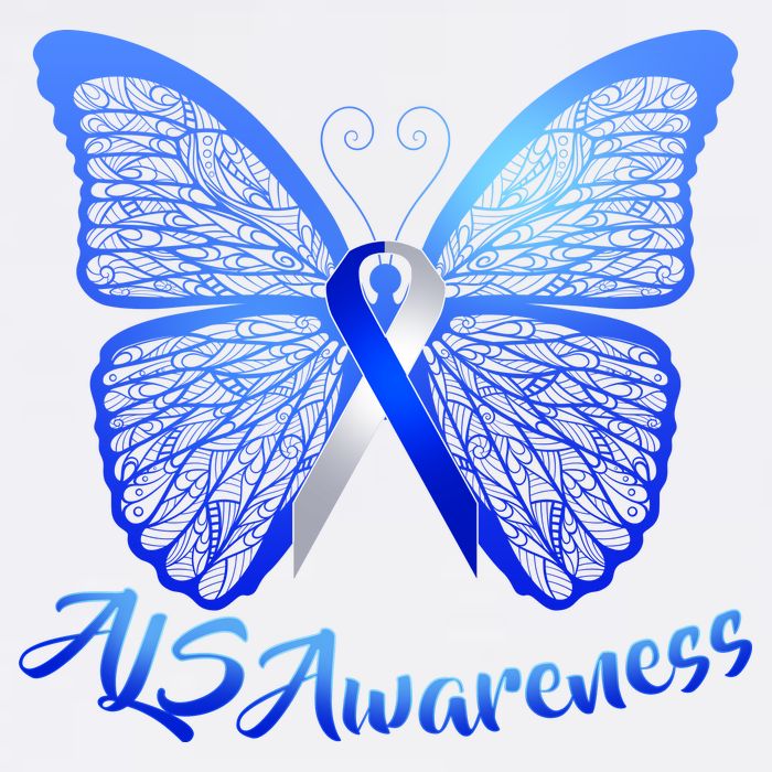 ALS Awareness Butterfly Adult Drive Performance Visor