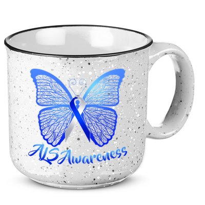 ALS Awareness Butterfly 15oz Campfire Ceramic Mug