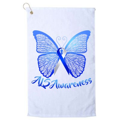 ALS Awareness Butterfly Golf Towel