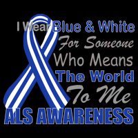 ALS Awareness Mean The World Backpack
