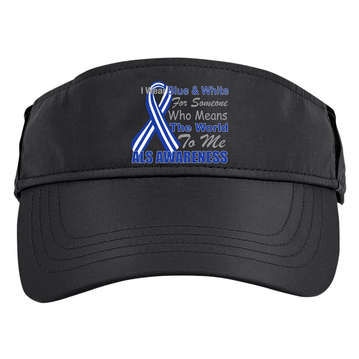 ALS Awareness Mean The World Adult Drive Performance Visor
