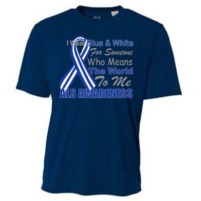 ALS Awareness Mean The World Cooling Performance Crew T-Shirt